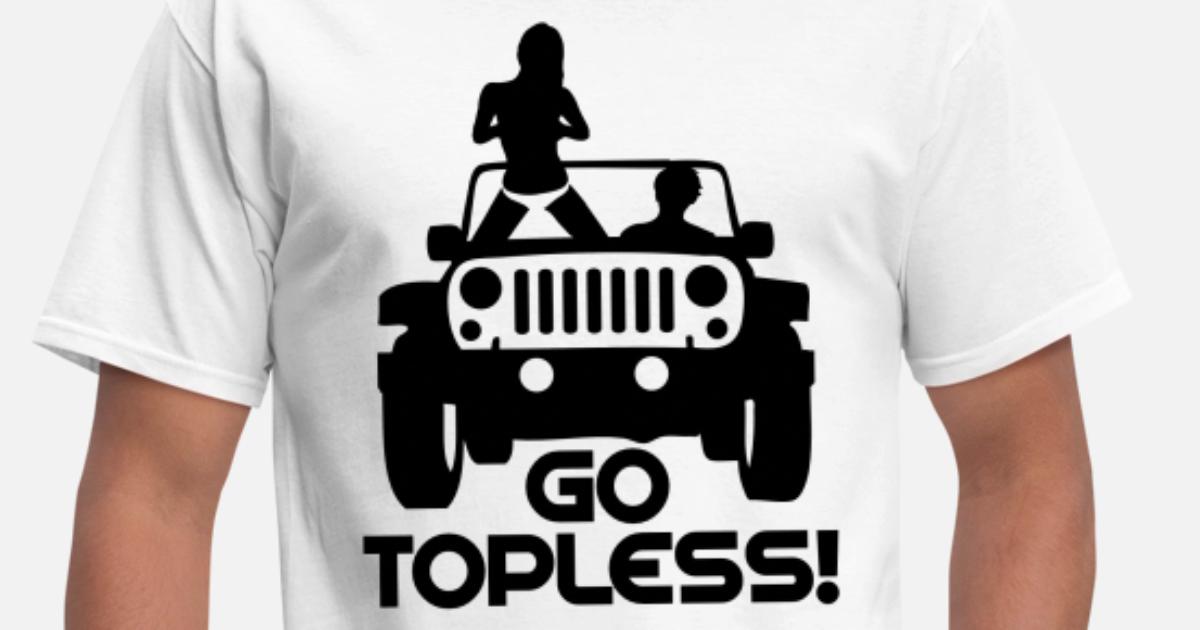 A0240 JEEP GO TOPLESS JK' Men's T-Shirt 
